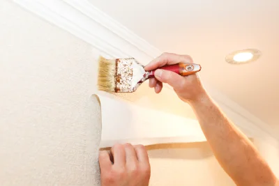 Pose de papier peint à Chavanne — revêtements muraux et toiles de verre